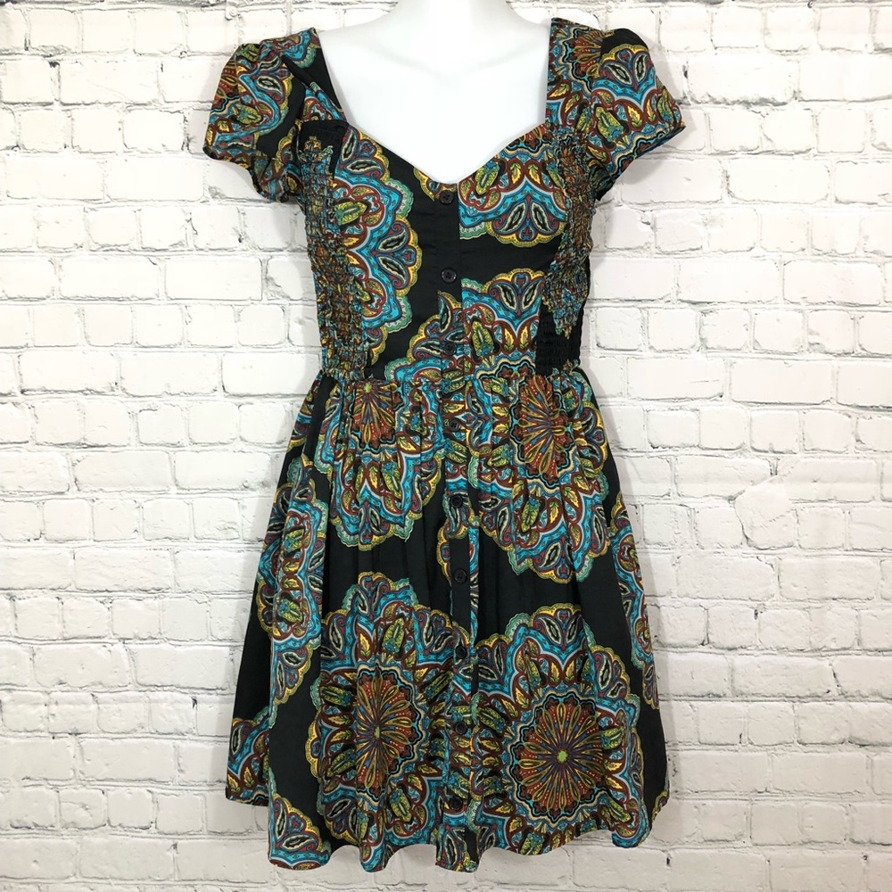 Band of Gypsies boho fit and flare dress.